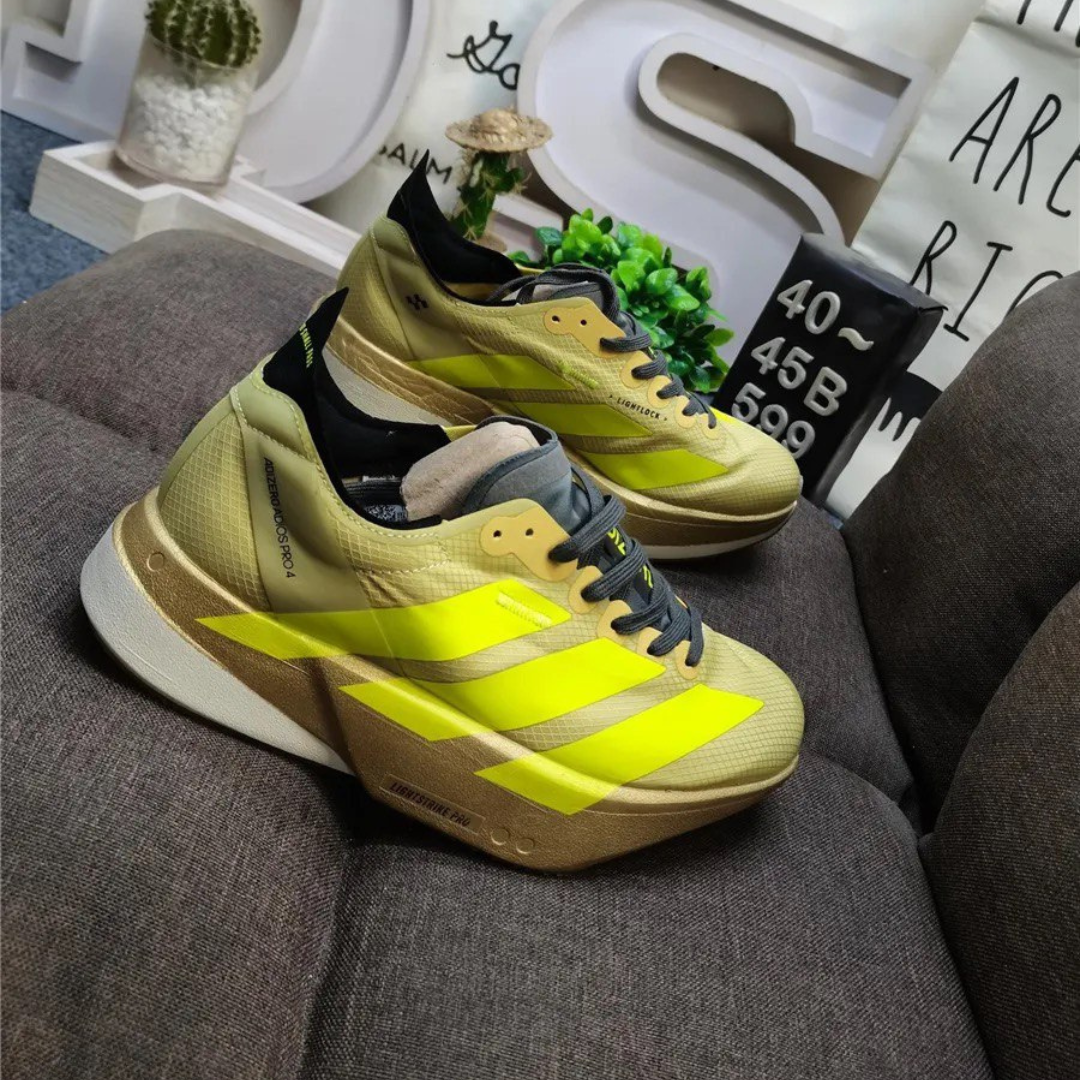 Adidas Adizero Adios Pro 4 Dourado/Verde