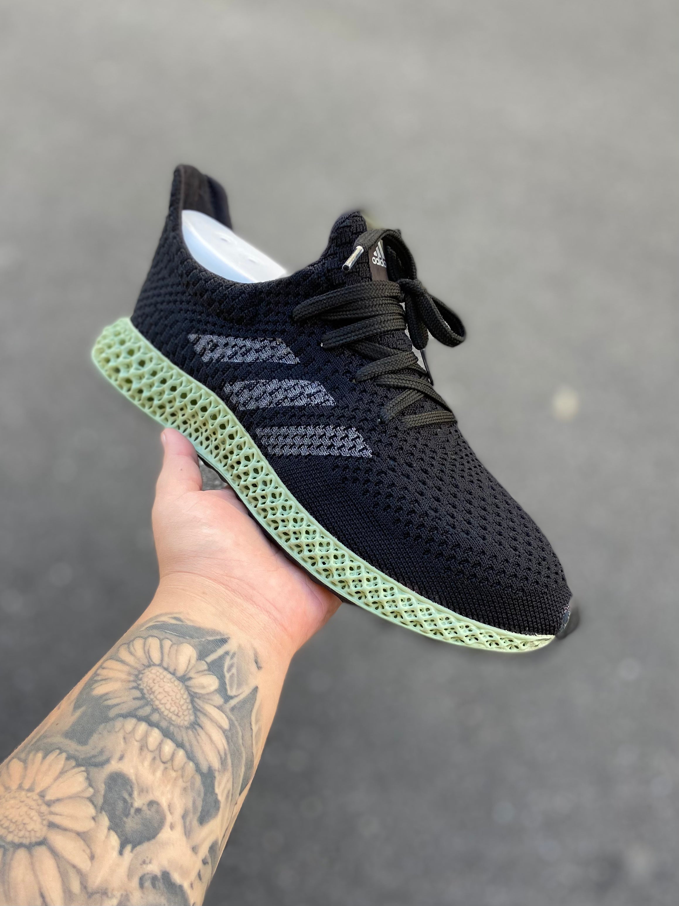Adidas 4D Futurecraft Preto e verde - Importado