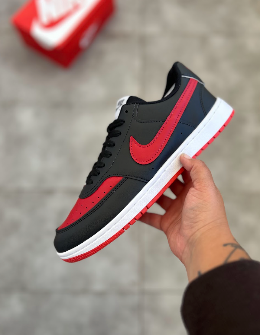 Nike Court Vision - Preto/Vermelho