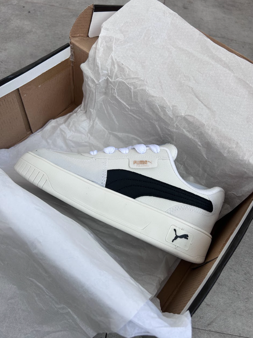 Puma Palermo - Bege e Preto