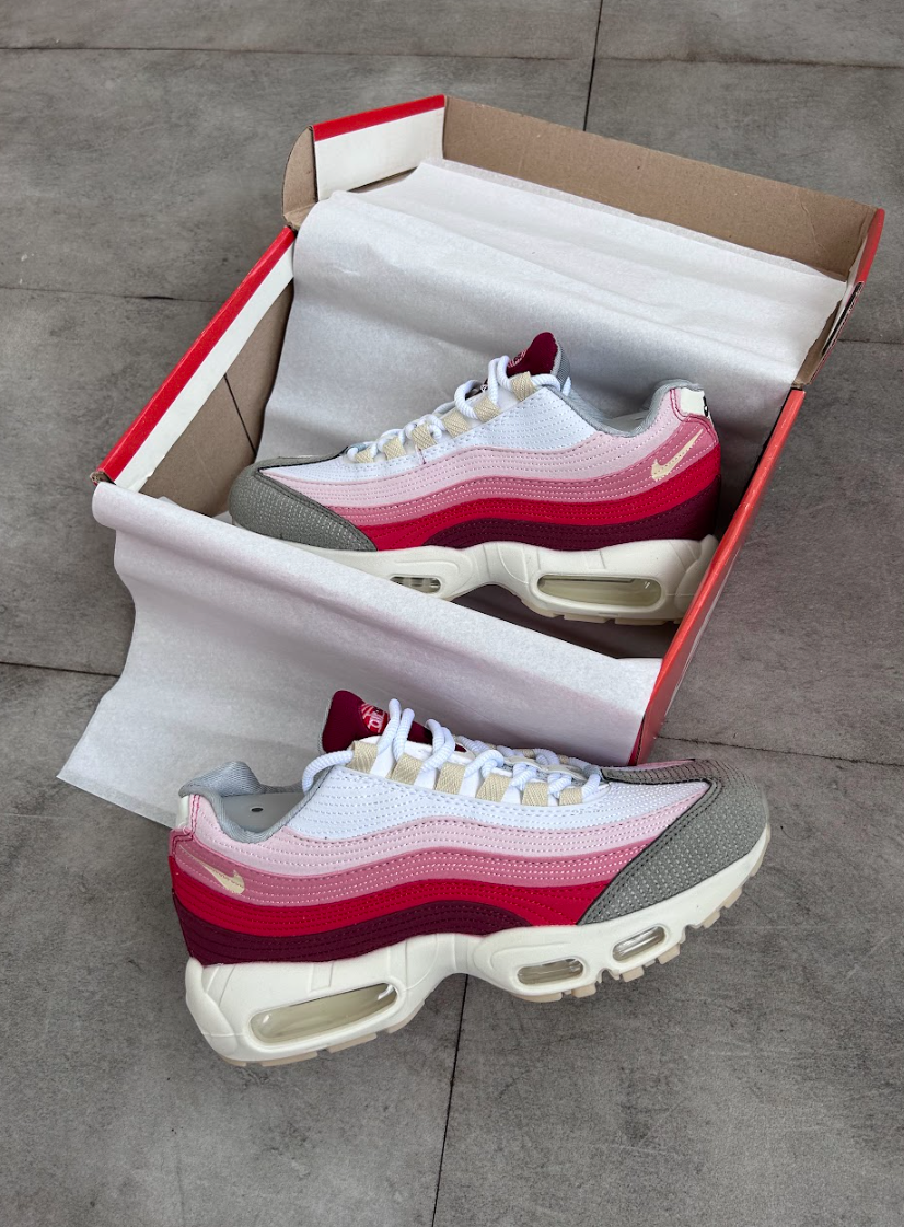 Nike Air Max 95 - Branco e Vermelho