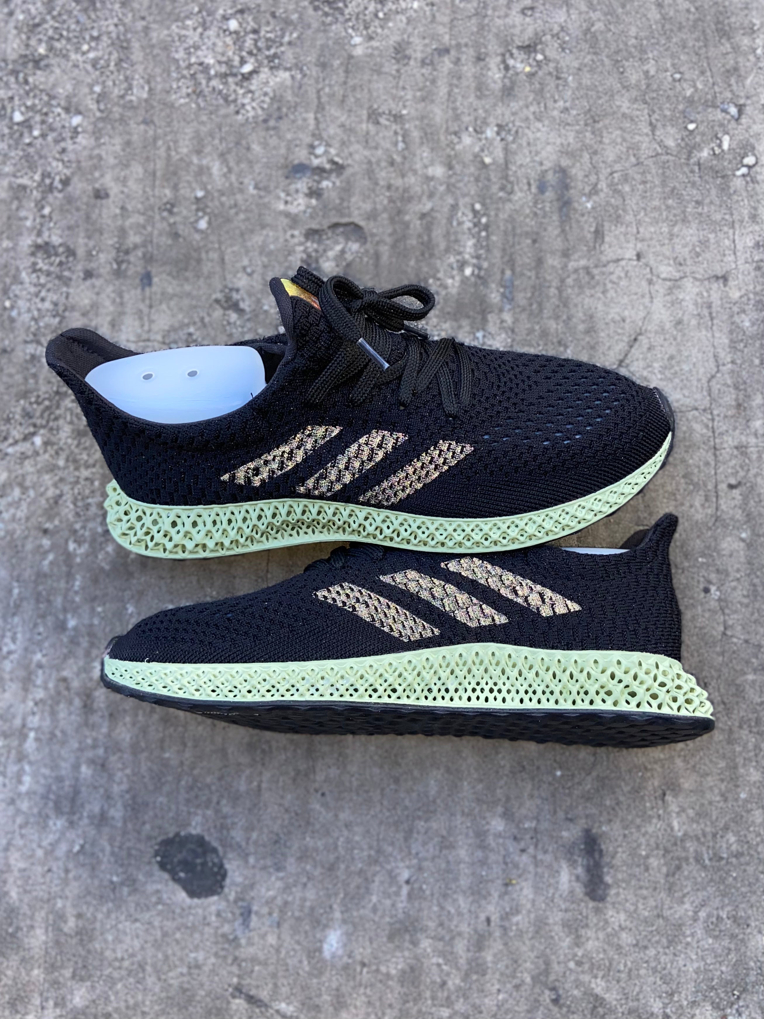 Adidas 4D Futurecraft Preto e verde - Importado