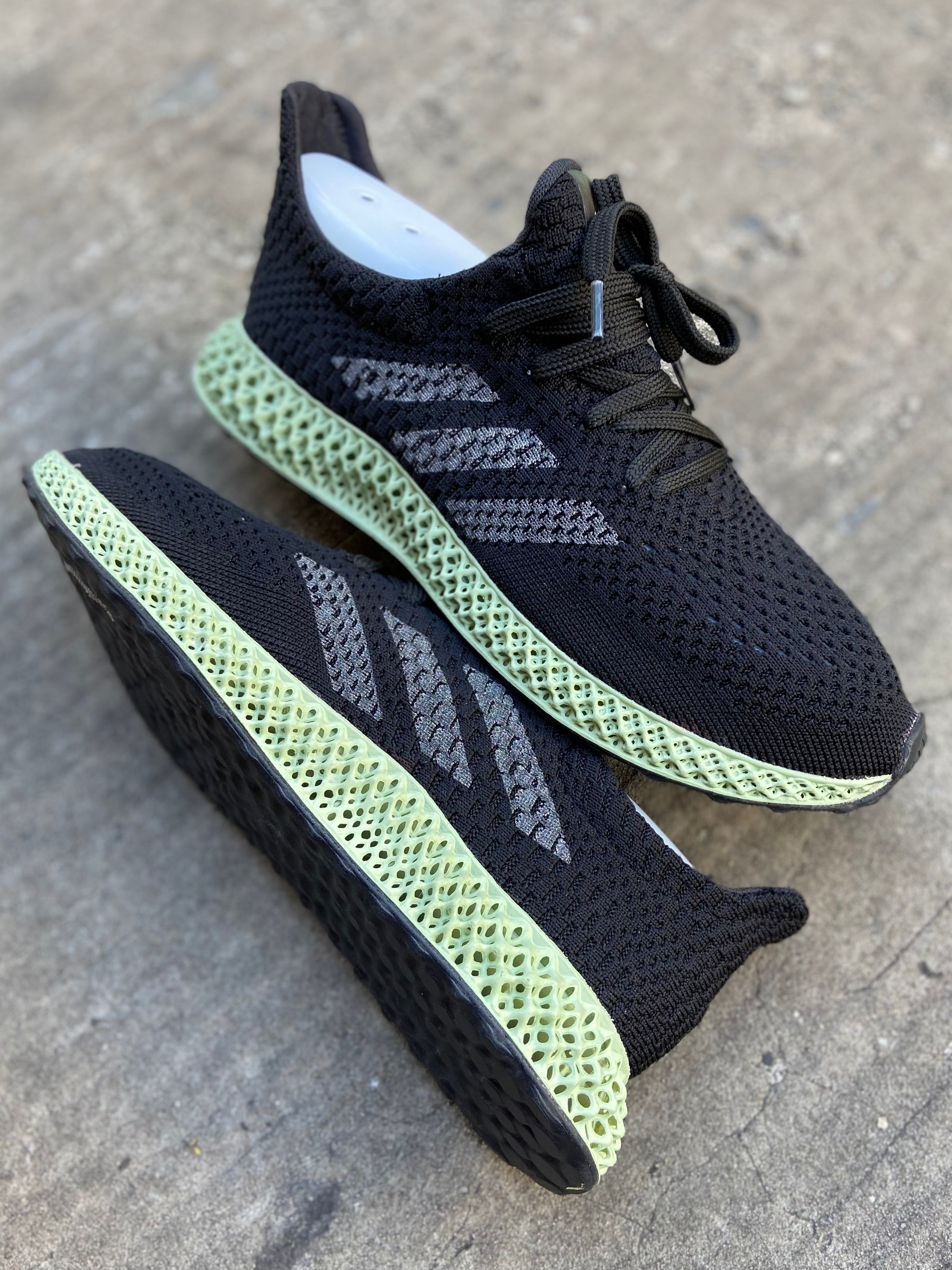 Adidas 4D Futurecraft Preto e verde - Importado