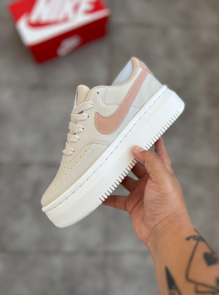 Nike Court Vision - Bege/Rosa