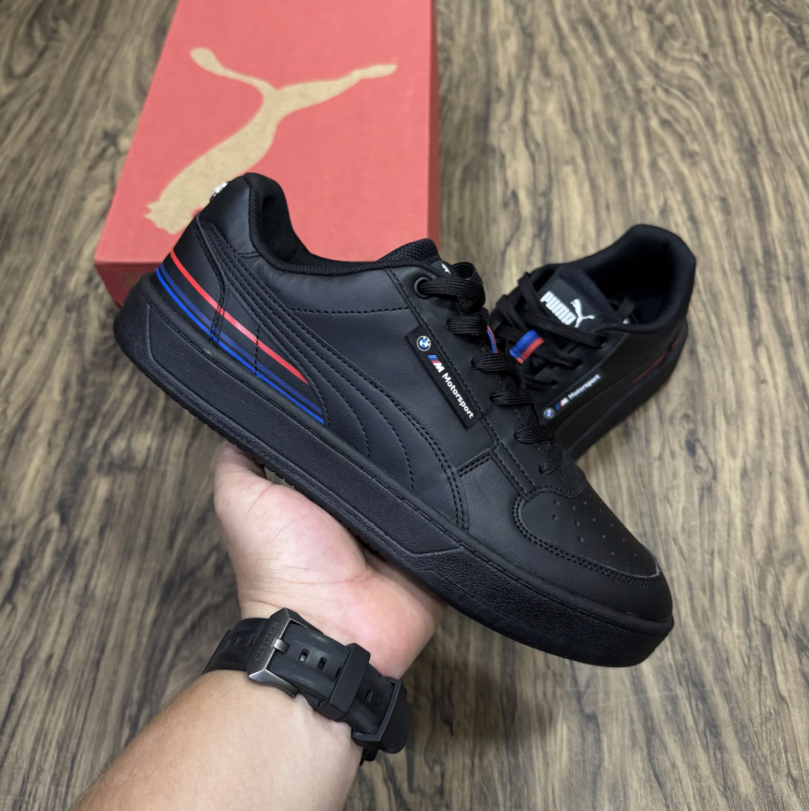 Tênis Puma Caven 2.0 BMW - Preto