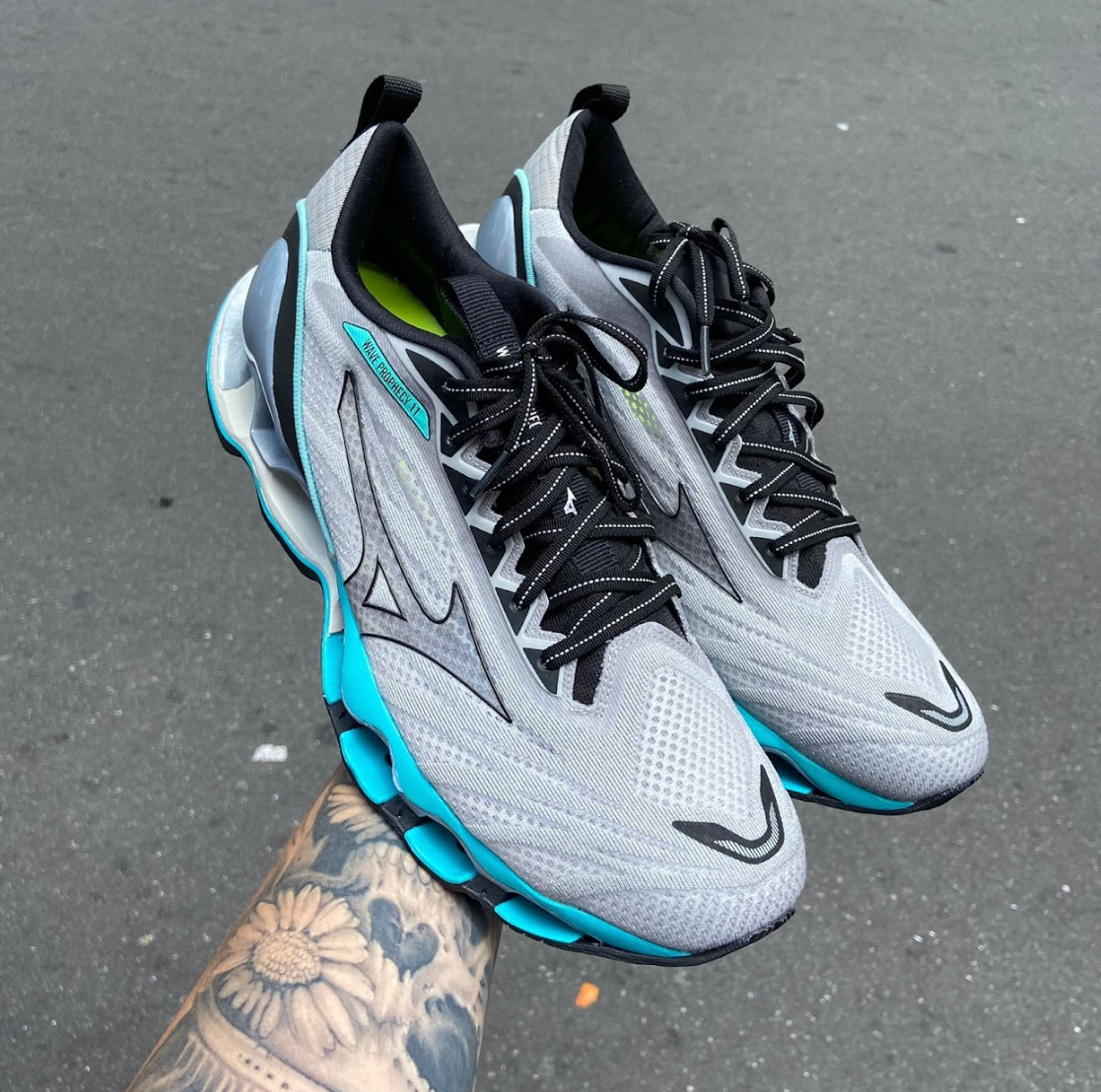 Mizuno Prophecy 11 - Cinza e Azul Bebe