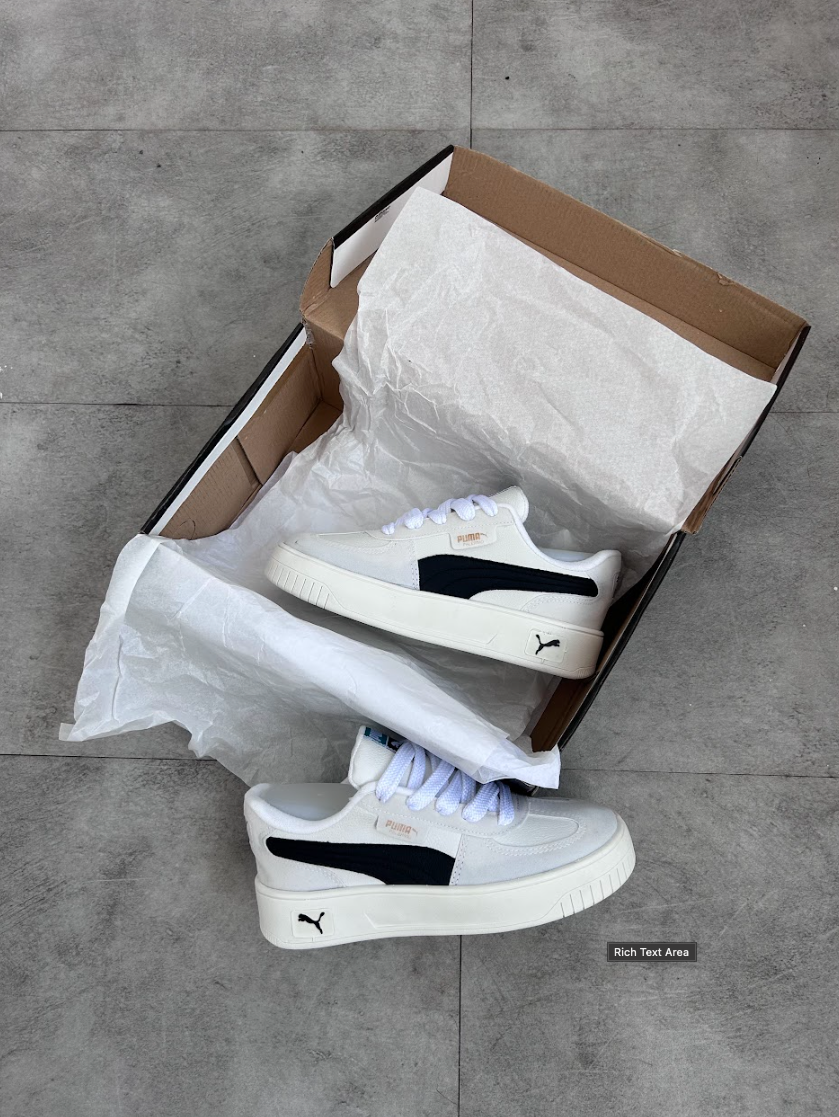 Puma Palermo - Bege e Preto