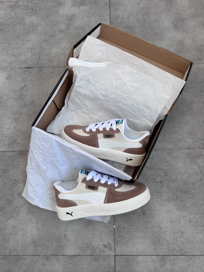 Puma Palermo - Marrom e Bege