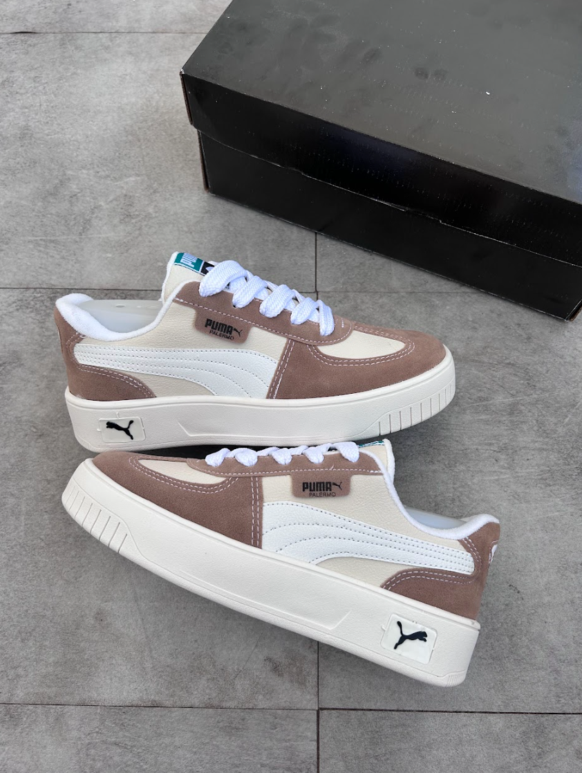 Puma Palermo - Marrom e Bege
