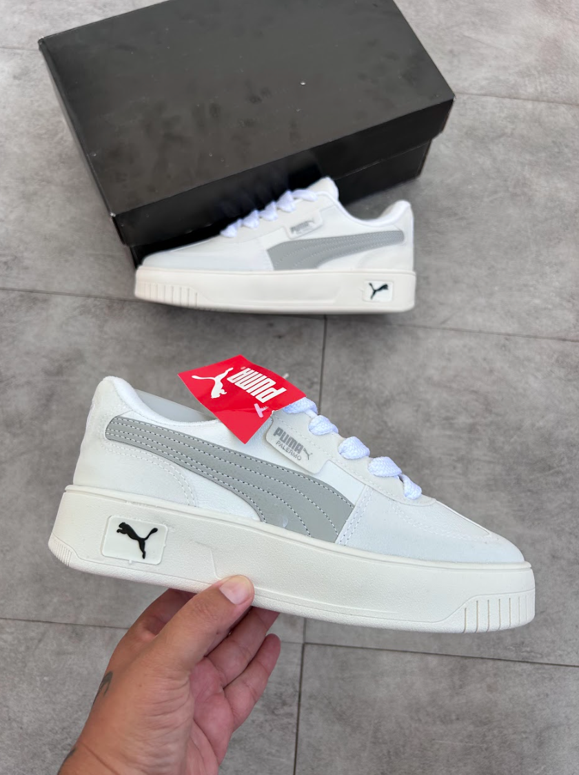 Puma Palermo - Bege e Cinza