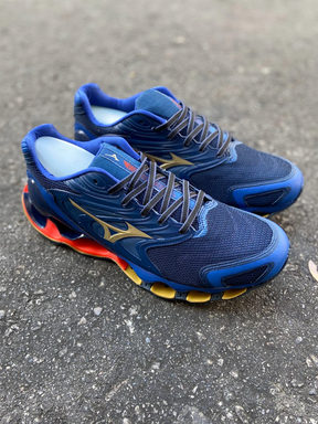 Mizuno Prophecy 12 S - Azul com Laranja