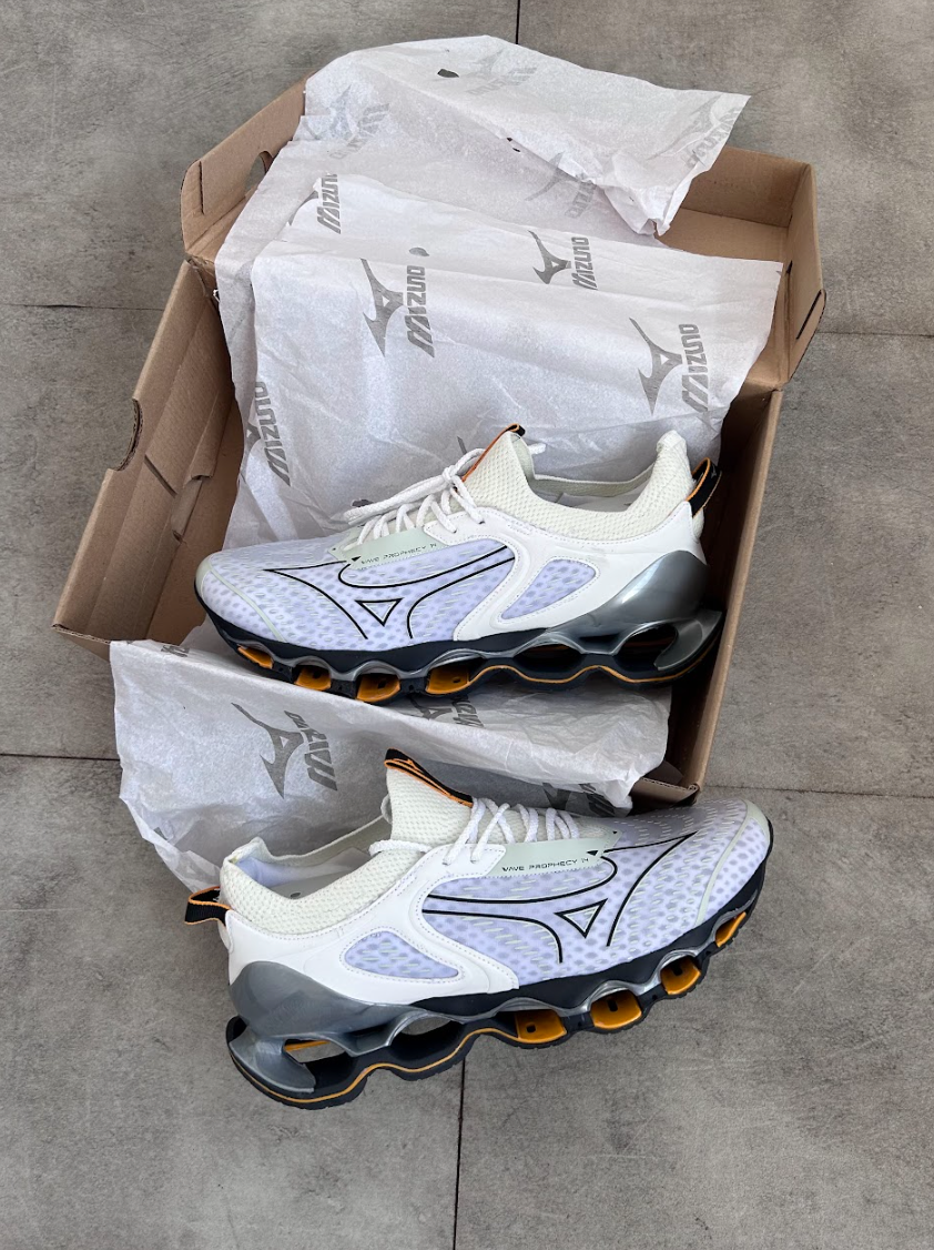 Mizuno Prophecy 14 - Branco com Cinza