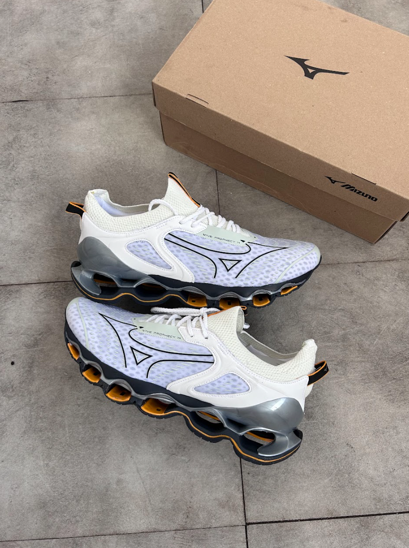 Mizuno Prophecy 14 - Branco com Cinza
