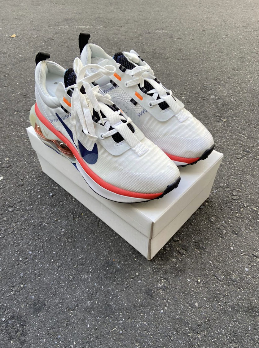 Nike Air Max 2021 - Branco e Azul/Rosa