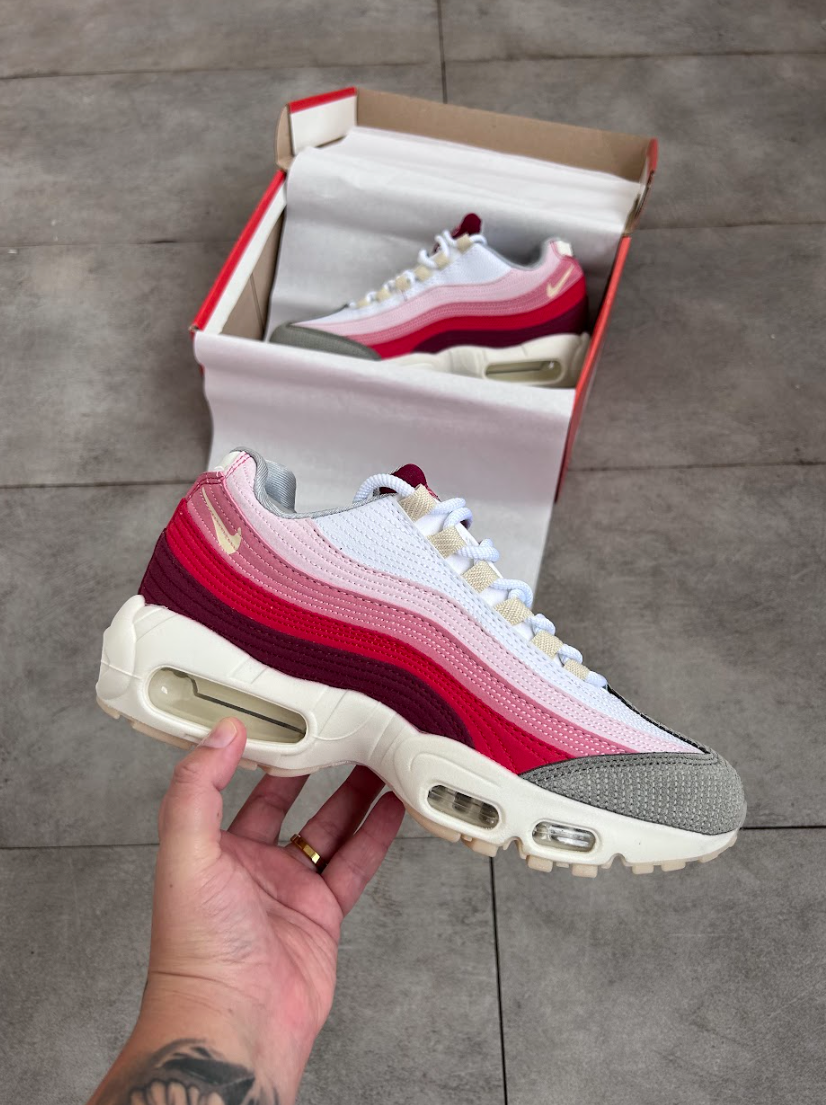 Nike Air Max 95 - Branco e Vermelho