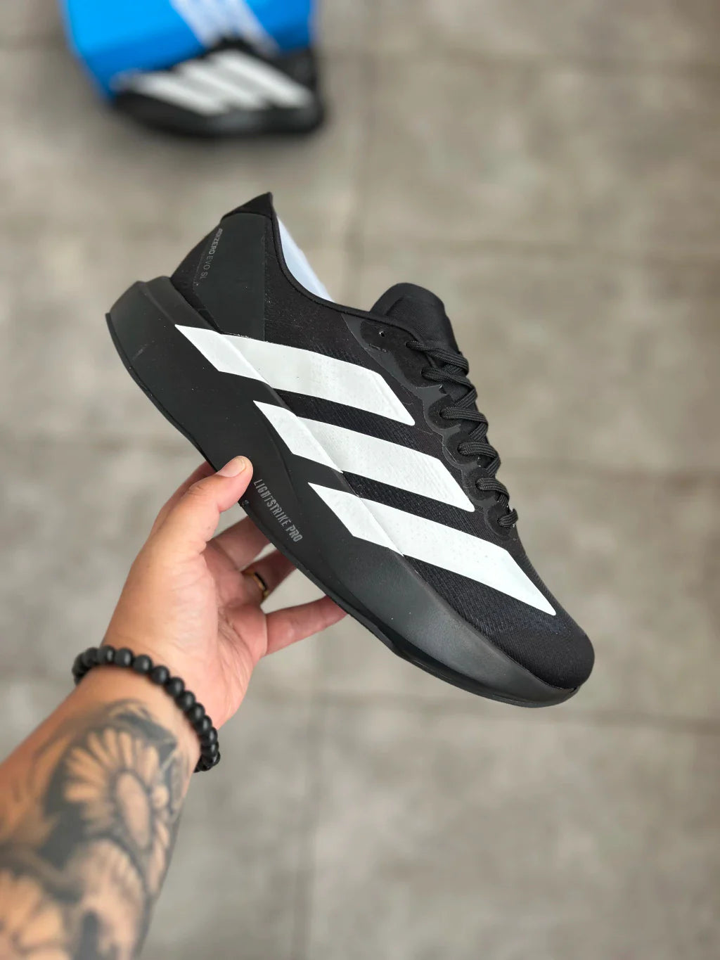 Adidas Adizero - Preto Faixa Branca