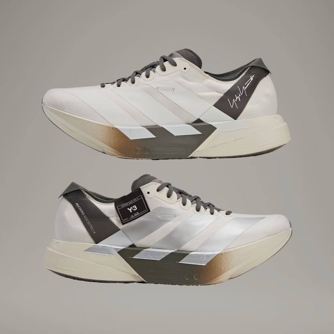 Adidas Adizero Adios Pro 4 Y3 Bege/Preto/Cinza